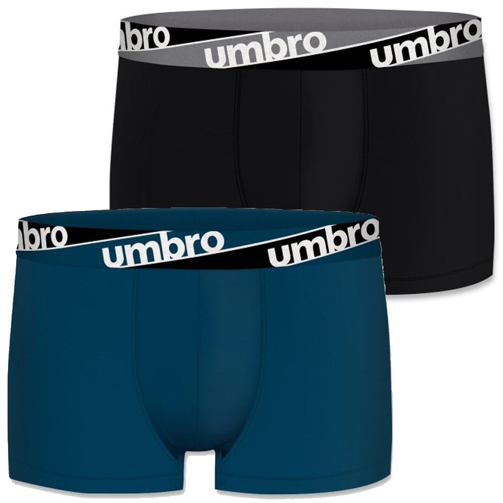 Umbro Lot De Boxers Homme Coton Bcx Ass Bleu Noir