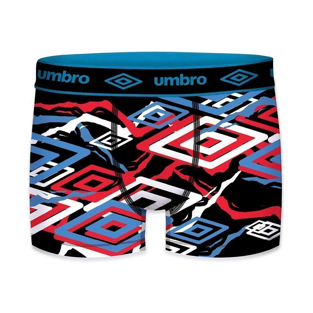 UMBRO Boxer Homme Microfibre SUBASS2 Noir Bleu