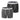 Lot de 2 Boxers homme Coton Gris/Noir Uni - Serge Blanco