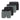 Lot de 4 Boxers homme Coton Kaki/Noir Uni - Fila
