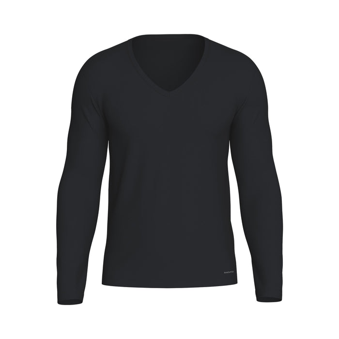Tee Shirt Bleu homme coupe Régular Col V Uni - Impetus