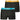 LOT DE 2 Boxer Sous-vêtements Garçon EASYCOLOR Noir et Bleu