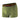 Boxer homme Coton Kaki clair/Noir/Orange Uni - Le Slip Francais