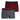 Lot de 2 Boxers homme Coton Rouge brique/Bleu marine/Blanc Uni - Eminence