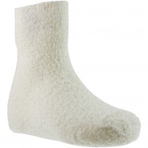 TWINDAY Chaussettes Fille Microfibre DOUDOU Blanc