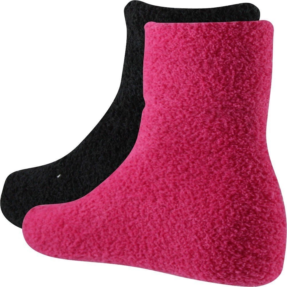 TWINDAY 6 paires Chaussettes Bébé Fille LAPINBRODER Rose Fuchsia