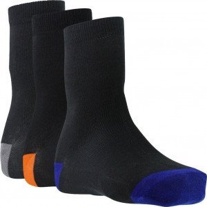 TWINDAY Lot de 3 paires de Chaussettes Garçon Coton TALPOINTE Anthracite