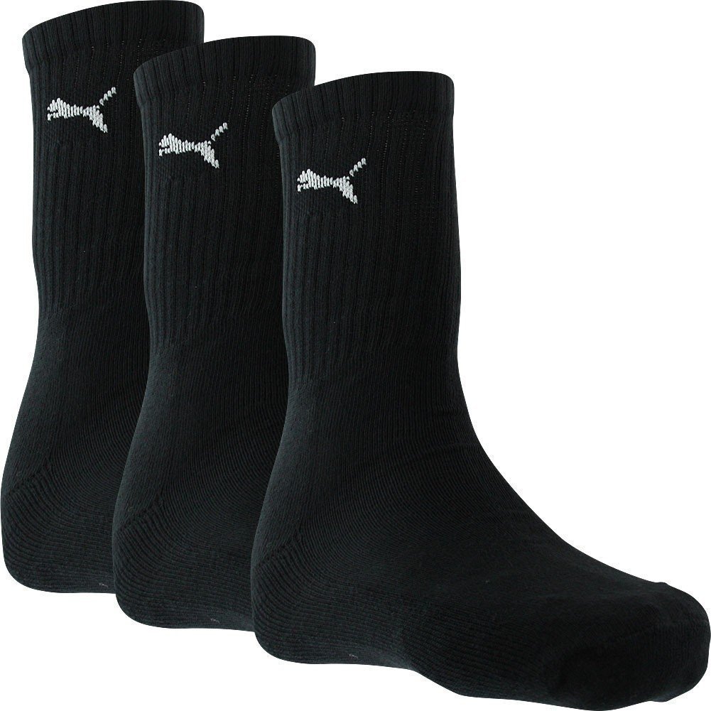 Classic Lot de 6 paires de chaussettes de sport 75 % coton 35-38 39-42 43-46  Noir/blanc/gris/bleu PUMA en coloris Marron