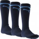 PUMA Lot de 3 paires de Chaussettes Mixte Microcoton DUO SPORT Marine OLYMPIQUE DE MARSEILLE