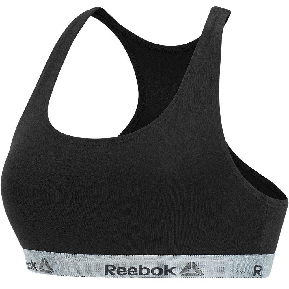 Reebok - Brassière confortable en maille duveteuse - Noir