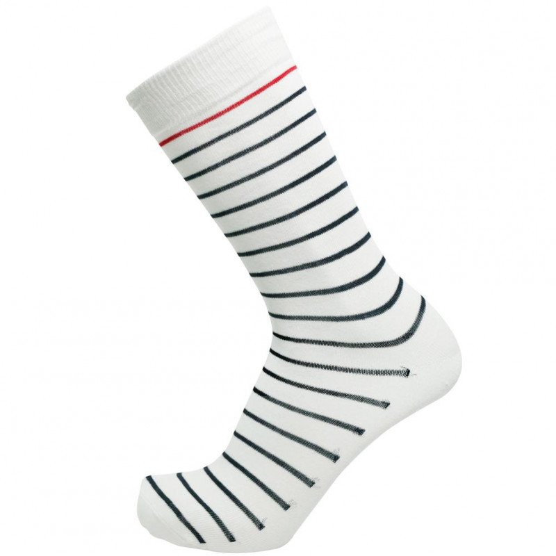 LES LIMOUSINES Chaussettes Homme Coton MARIN Blanc