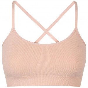 DIM Brassière Femme Microfibre SANSCOUTURE Impact léger Rose amande