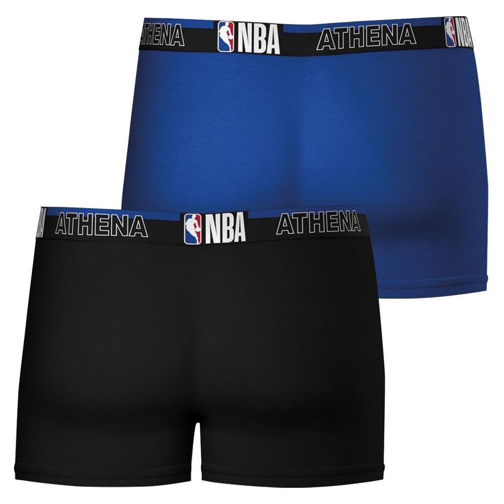 Set of 2 boxers NBA Athena (Noir - Rouge)