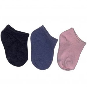 TWINDAY Lot de 3 paires de Chaussettes Bébé Fille Coton Rose Violet Fushia
