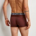 DIM Lot de 2 Boxers Homme Coton 3D FLEX AIR Kaki Bordeaux