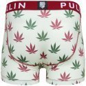 PULL IN Boxer Homme Microfibre KANAB Vert Rouge