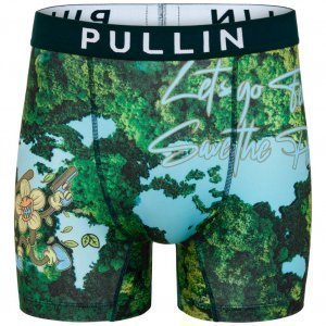 PULL IN Boxer Long Homme Microfibre FELLAS Vert