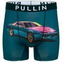 PULL IN Boxer Long Homme Microfibre K2000 Bleu