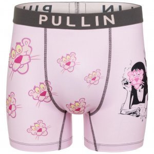PULL IN Boxer Long Homme Microfibre MAMA Rose