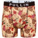 PULL IN Boxer Long Homme Microfibre SKULLY Beige