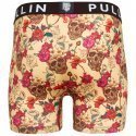 PULL IN Boxer Long Homme Microfibre SKULLY Beige