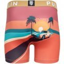 PULL IN Boxer Long Homme Microfibre SKYFALL Orange