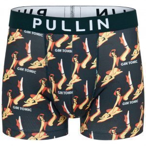 PULL IN Boxer Homme Microfibre GYMTONIC Noir
