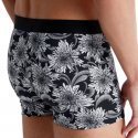 AUBADEMEN Lot de 2 Boxers Homme Coton Modal DUO DAFL Noir Blanc