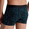 AUBADEMEN Lot de 2 Boxers Homme Coton Modal DUO TALI Noir Bleu