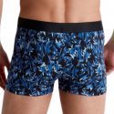 AUBADEMEN Boxer Homme Coton Modal FLEB Bleu