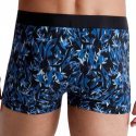 AUBADEMEN Boxer Homme Coton Modal FLEB Bleu