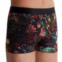 AUBADEMEN Boxer Homme Coton Modal HERB Noir Multicolore