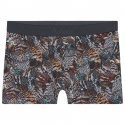 AUBADEMEN Boxer Homme Coton Modal OWLS Gris