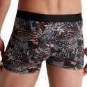 AUBADEMEN Boxer Homme Coton Modal OWLS Gris