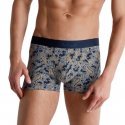 AUBADEMEN Boxer Homme Coton Modal PAIS Gris Bleu