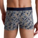 AUBADEMEN Boxer Homme Coton Modal PAIS Gris Bleu