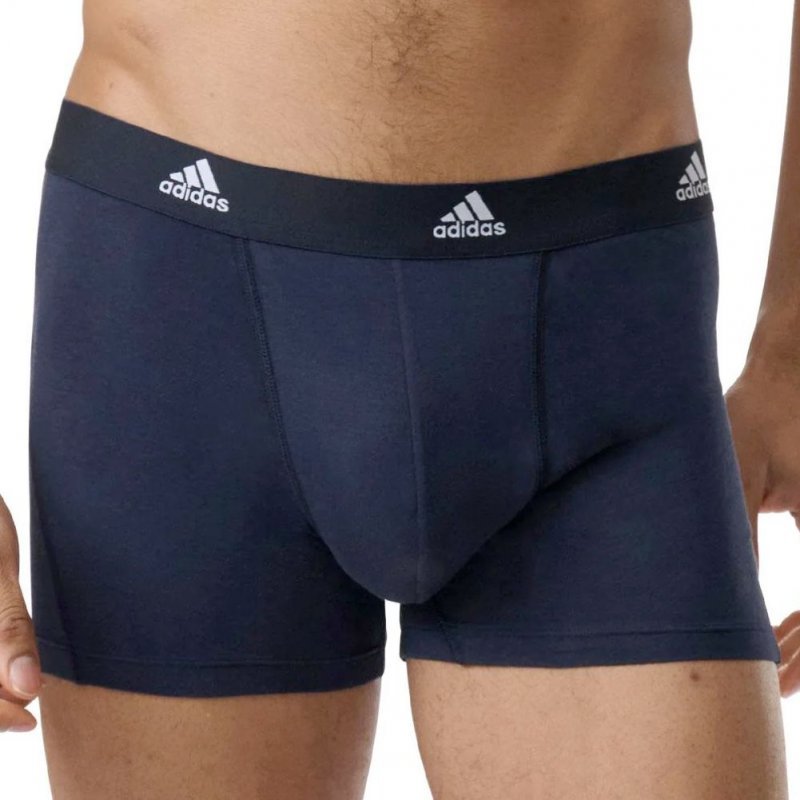 ADIDAS Lot de 2 Boxers Homme Coton ACTIVE FLEX2 Rouge Noir