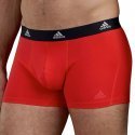 ADIDAS Lot de 2 Boxers Homme Coton ACTIVE FLEX2 Rouge Noir