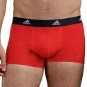 ADIDAS Lot de 2 Boxers Homme Coton ACTIVE FLEX2 Rouge Noir