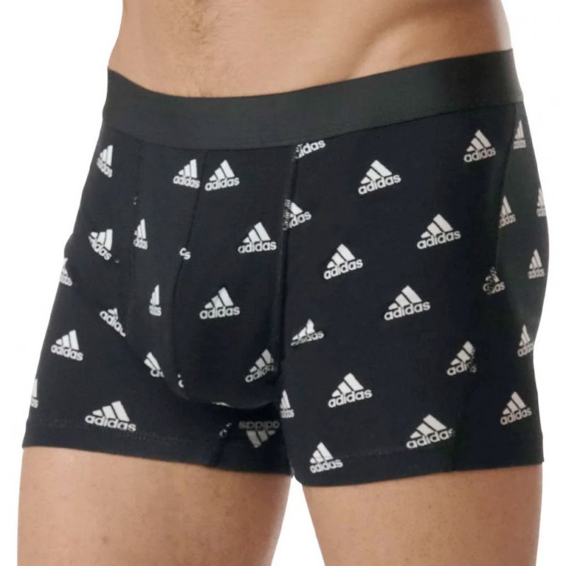 ADIDAS Lot de 2 Boxers Homme Coton ACTIVE FLEX2 Noir Roi