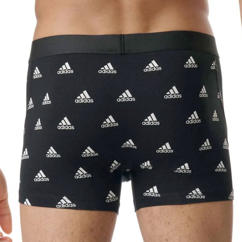 ADIDAS Lot de 2 Boxers Homme Coton ACTIVE FLEX2 Noir Roi