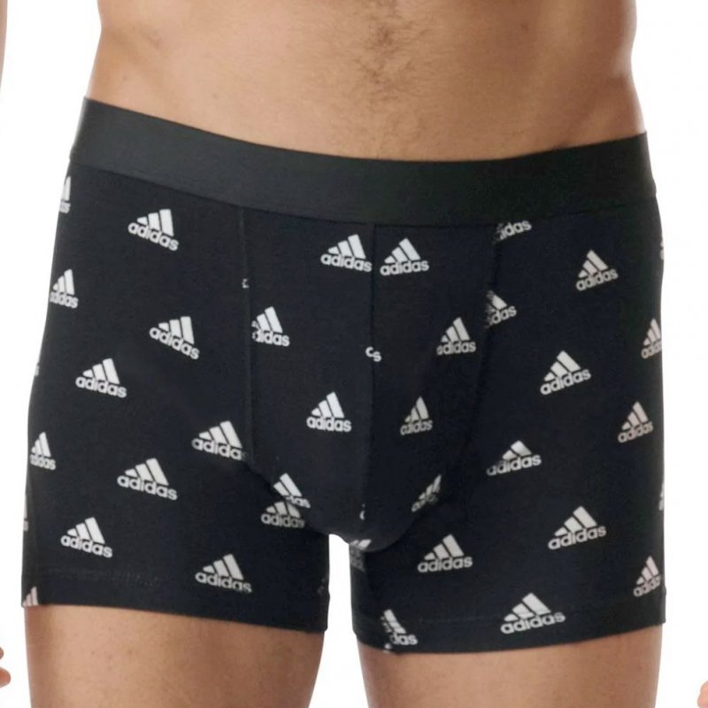 ADIDAS Lot de 2 Boxers Homme Coton ACTIVE FLEX2 Noir Roi