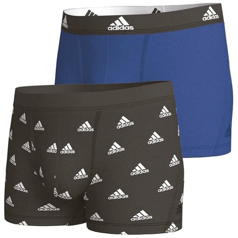 ADIDAS Lot de 2 Boxers Homme Coton ACTIVE FLEX2 Noir Roi