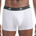 ADIDAS Lot de 3 Boxers Homme Coton ACTIVE FLEX3 Blanc Gris Noir