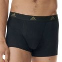 ADIDAS Lot de 3 Boxers Homme Coton ACTIVE FLEX PRINT Noir Kaki