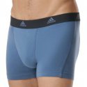 ADIDAS Lot de 3 Boxers Homme Coton ACTIVE FLEX PRINT Noir Gris Bleu