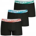 ATHENA Lot de 3 Boxers Homme Coton EASYSPORT Noir Noir