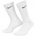 NIKE Lot de 3 paires de Chaussettes Mixte Coton EVERYDAY Blanc