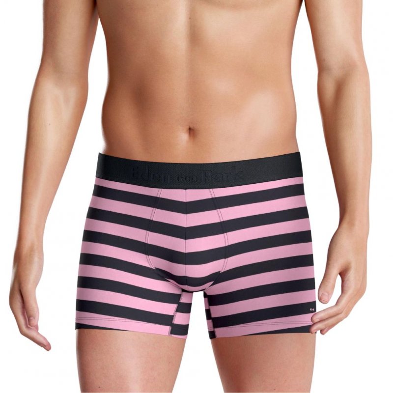 EDEN PARK Lot de 2 Boxers Homme Coton ISLANDX2 Rose Marine