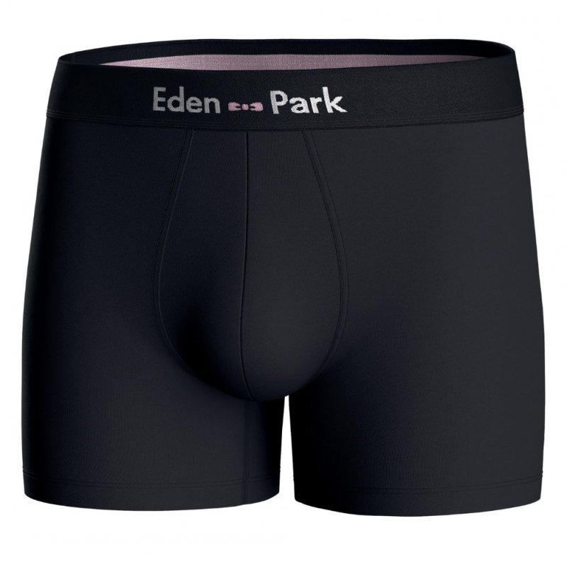 EDEN PARK Lot de 2 Boxers Homme Coton ONEX2 Noir Marine